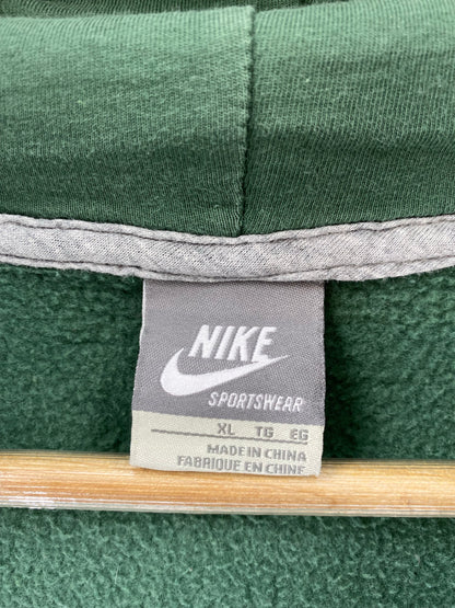 00' NIKE Size XL Vintage Zip Up Hoodie Sweat shirt / K6236