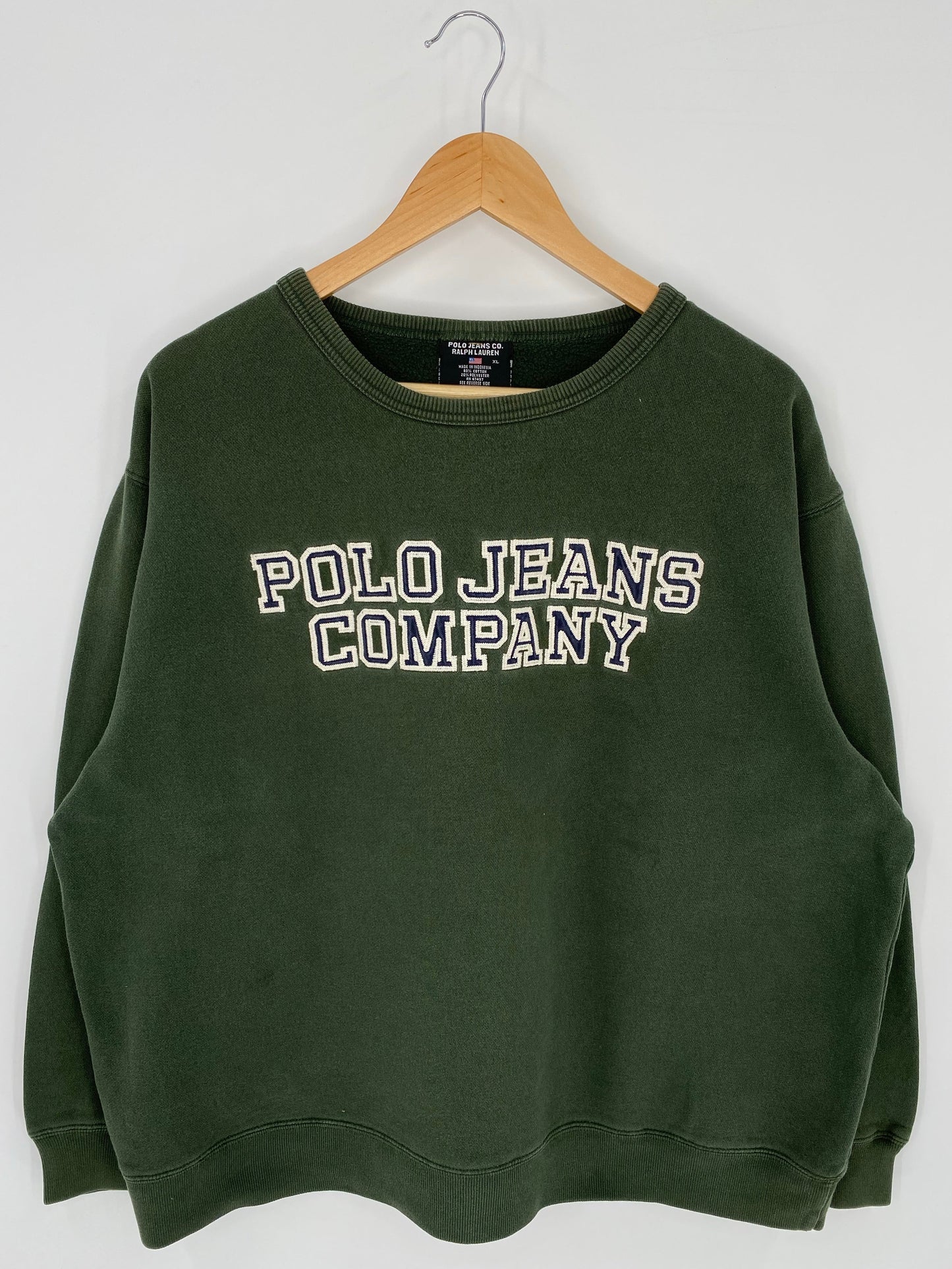 Vintage POLO JEANS RALPH LAUREN Size XL Sweat-shirt / A8798