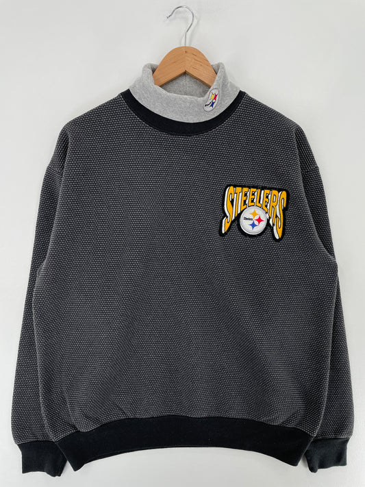 90's PITTSBURGH STEELERS Made in USA Size L Vintage NFL Sweat-Shirt / E5663S