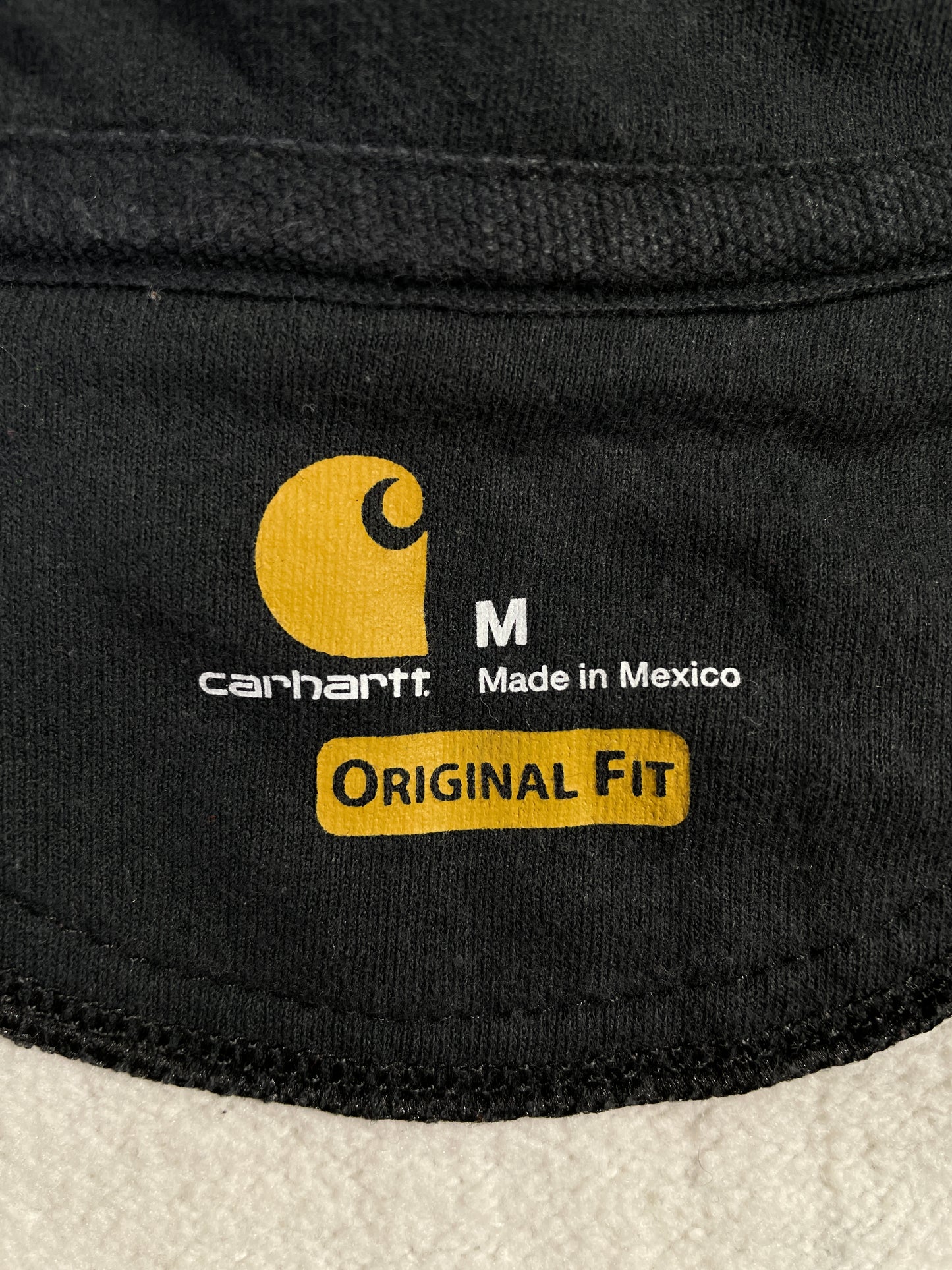 Vintage CARHARTT Size M Zip-up Hoodie Sweat-Shirt / E4364S