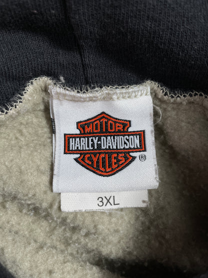 2005 HARLEY DAVIDSON ATLANTIC COUNTY Made in USA Size XXXL Vintage Hoodie Sweat-Shirt / E3023S