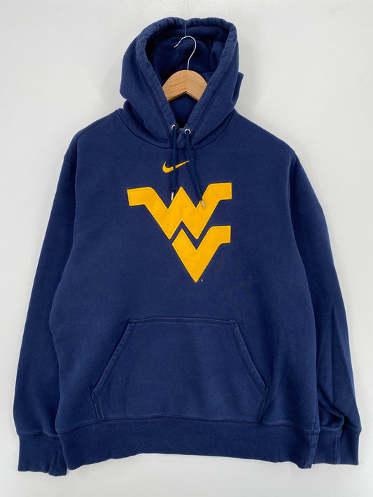 Vintage NIKE WEST VIRGINIA Size XL Vintage College Hoodie Sweat-shirt / A5544