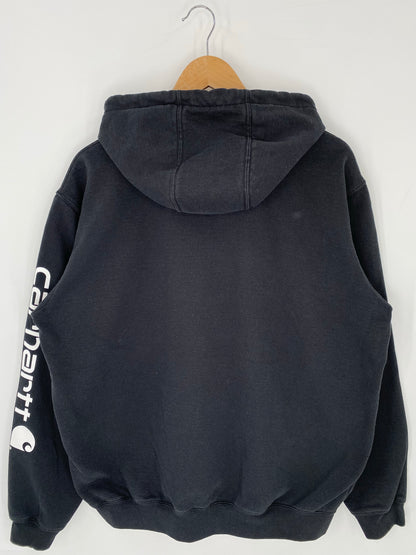 Vintage CARHARTT Size L Hoodie Sweat-Shirt / K8677