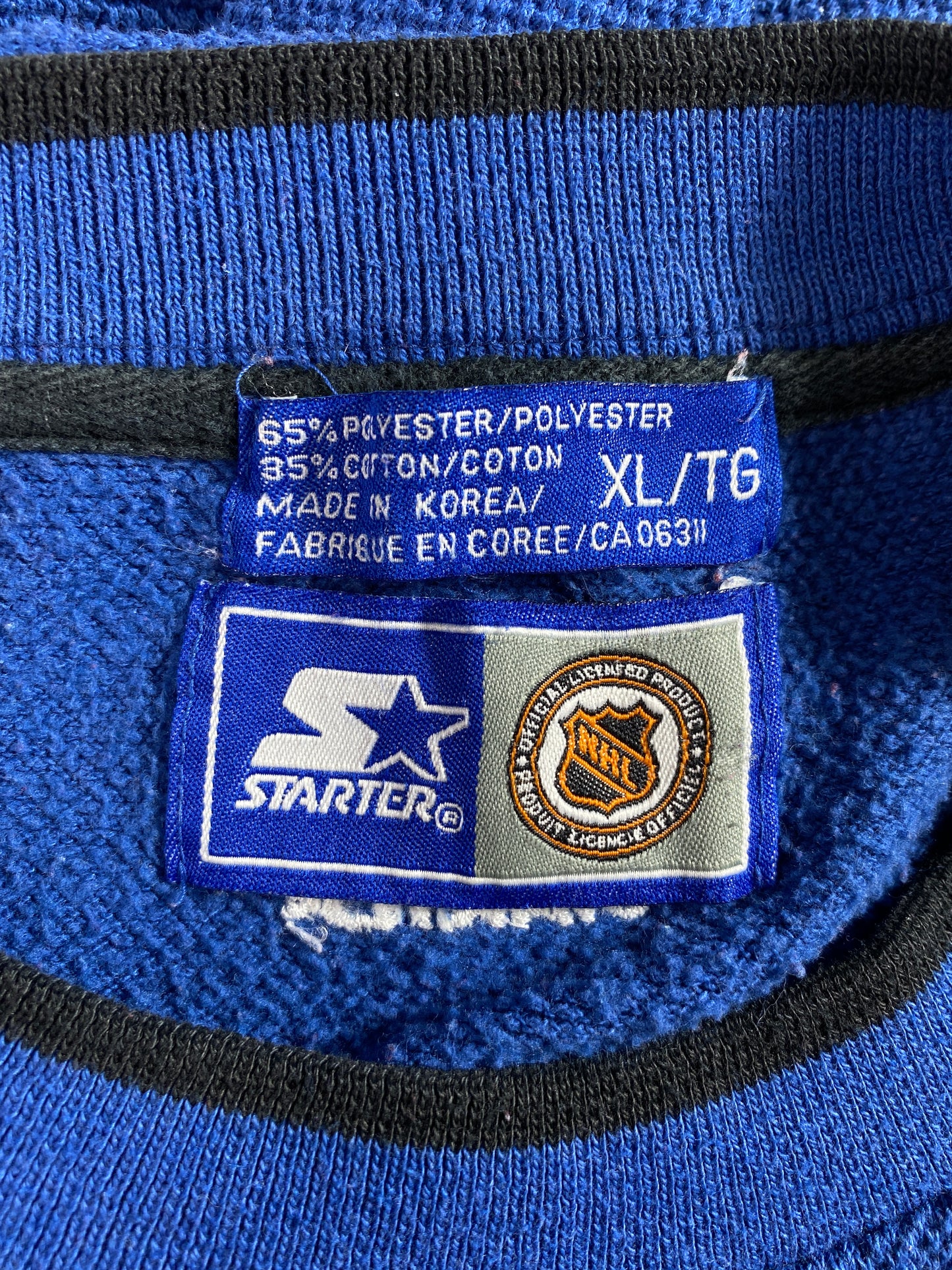 90's STARTER x TRONTO MAPLE LEAFS Size XL Vintage NHL Sweat-Shirt / A3903