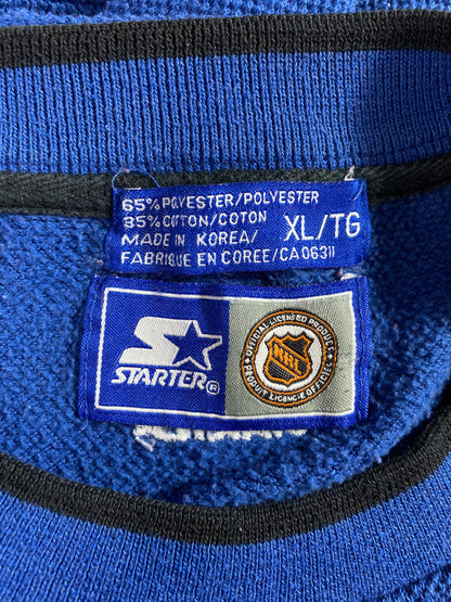 90's STARTER x TRONTO MAPLE LEAFS Size XL Vintage NHL Sweat-Shirt / A3903