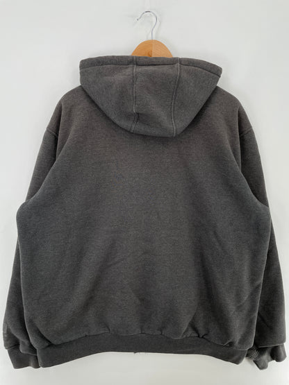 Vintage CARHARTT Size L Zip-up Hoodie Sweat-Shirt / E4359S