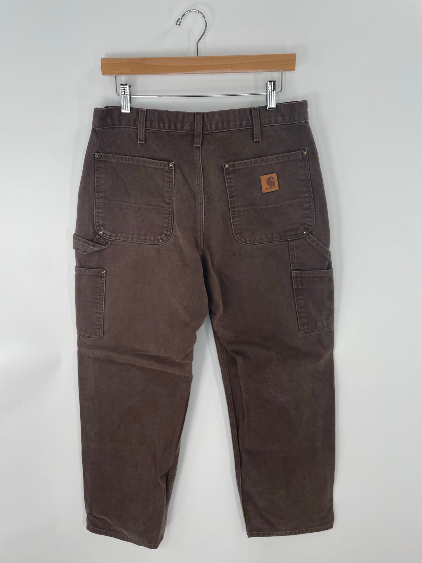Vintage CARHARTT Size 32x30 Double Knee Duck Pants / K8366