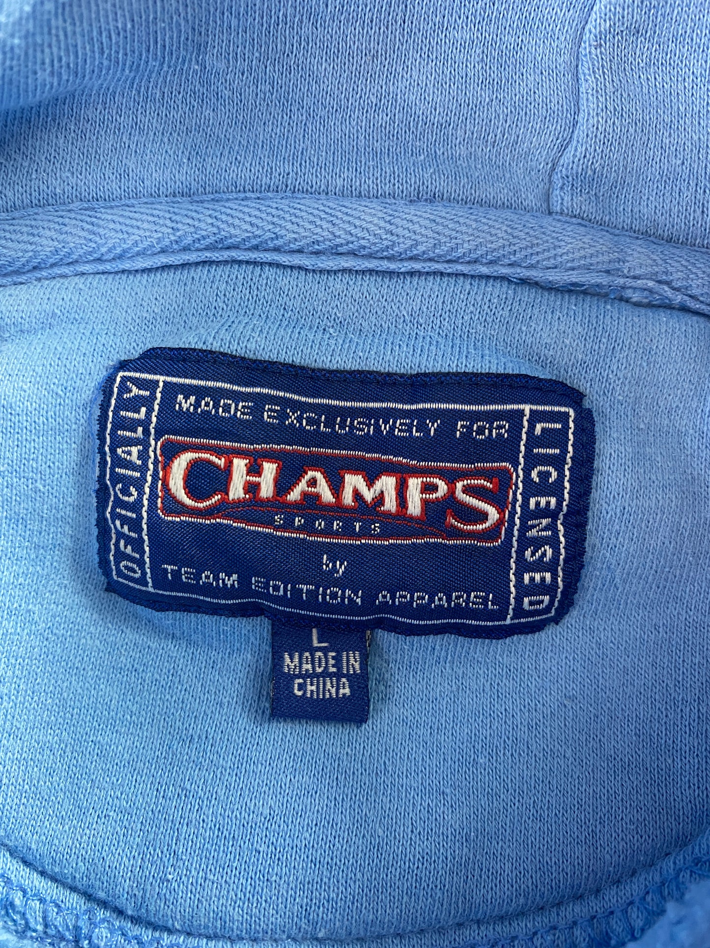 Vintage UNIVERSITY OF NORTH CAROLINA Size L College Hoodie Sweat-Shirts / A5303