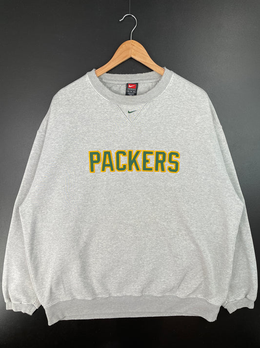 00' NIKE x GREEN BAY PACKERS Size XL Vintage NFL Sweat-shirt / A8416