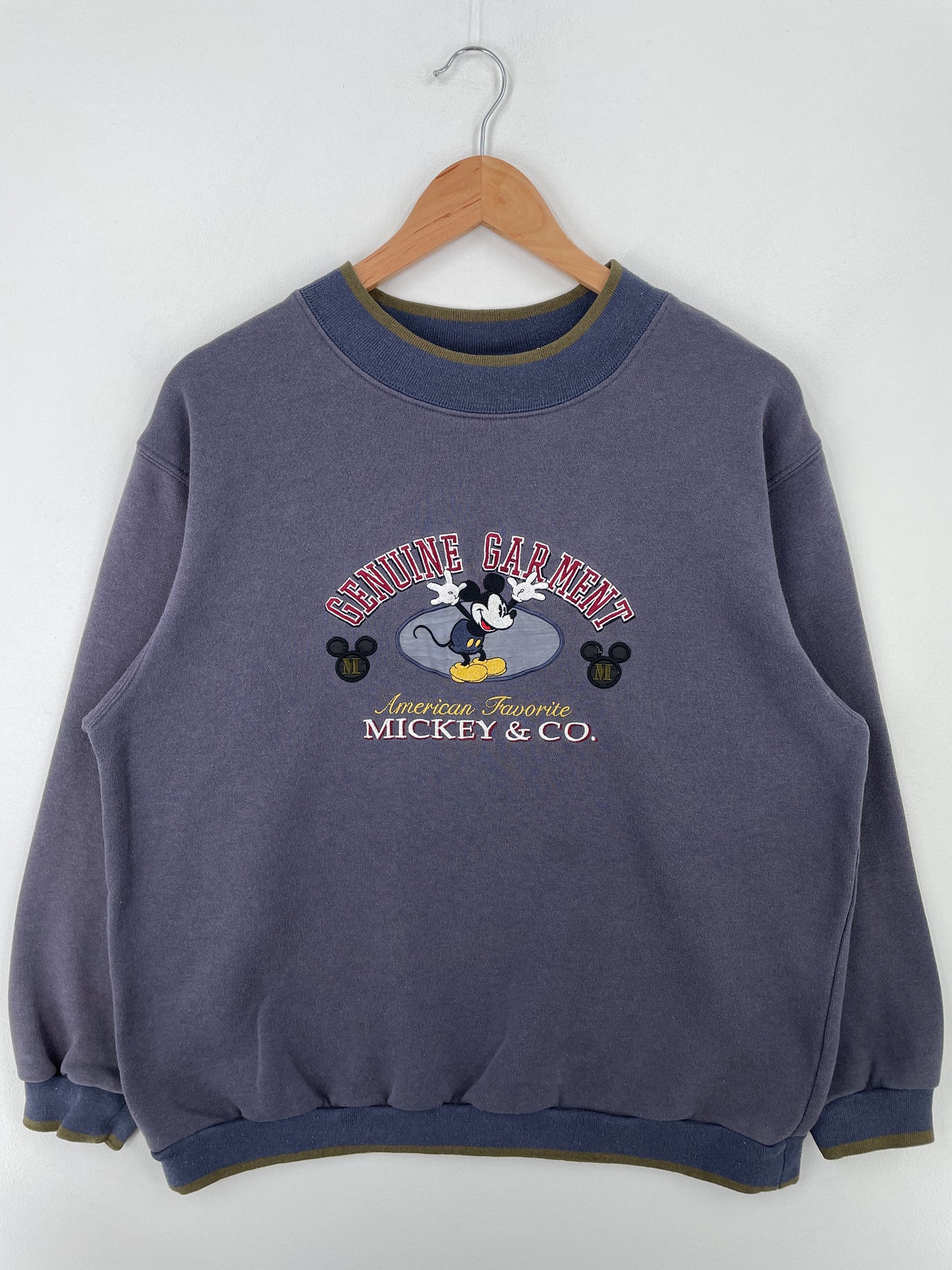 90's DISNEY MICKEY Size L Vintage Sweat-shirt / A9173
