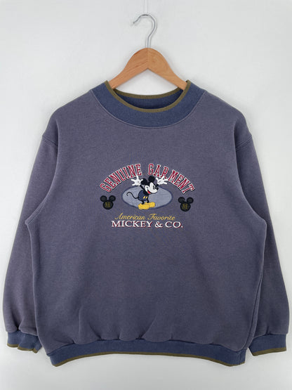 90's DISNEY MICKEY Size L Vintage Sweat-shirt / A9173