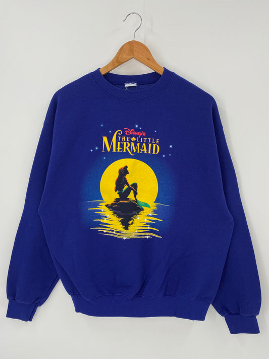 90's DISNEY THE LITTLE MERMAID Size. (No Tag) Approx. L Vintage Sweat-shirt / K4436