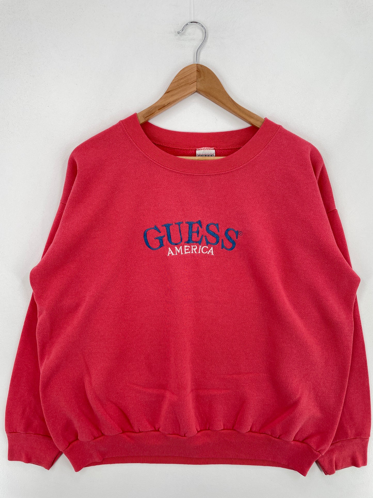 90's GUESS Made in USA Size Approx.XL Vintage Sweat-shirt / E868
