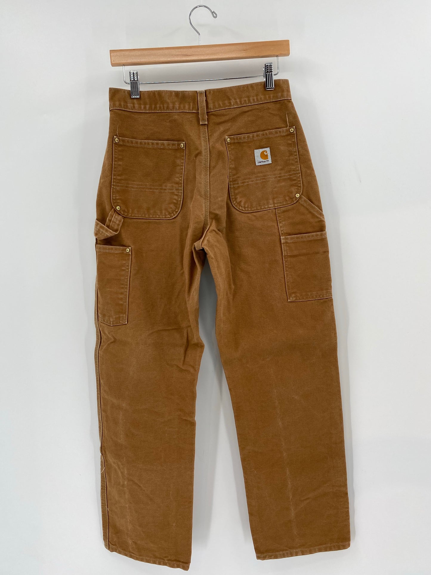 Vintage CARHARTT Size 29x30 Double Knee Duck Pants / K6523