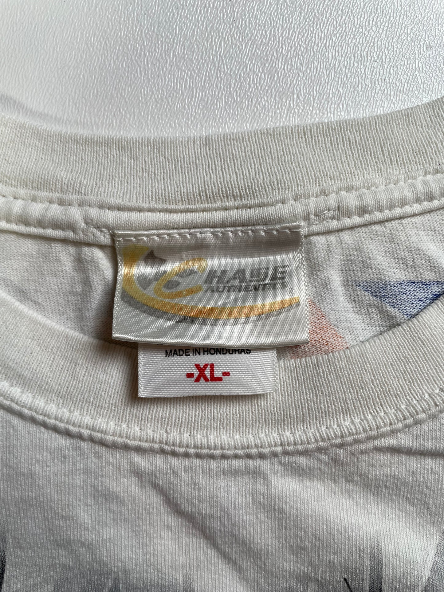 2007 NASCAR NEW HAMPSHIRE Size XL Vintage Racing T-Shirt / A2111