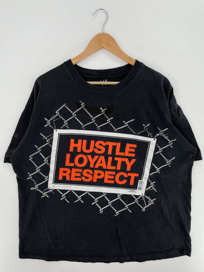 2007 HUSTLE LOYALTY RESPECT Size XXL Vintage T-shirt / A4193
