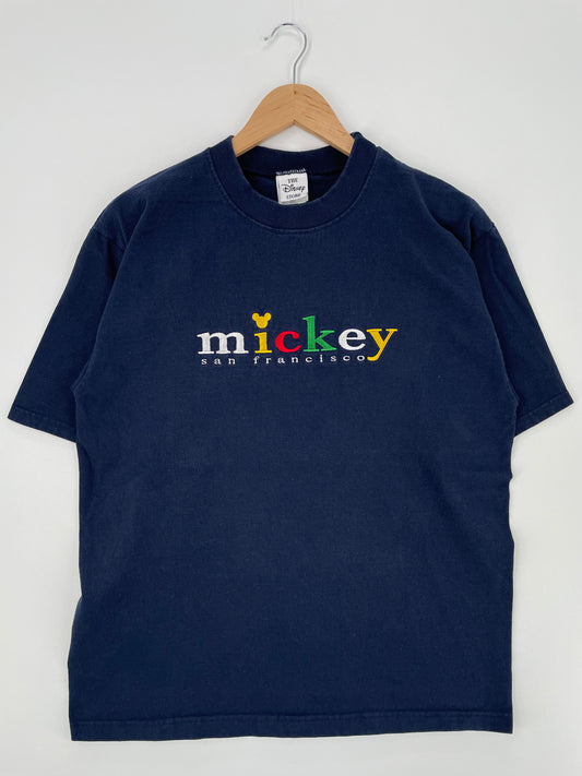 00' DISNEY MICKEY Size L Vintage T-shirt / A972