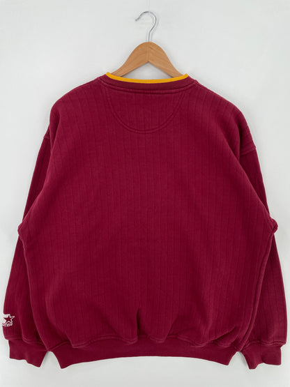 90's STARTER x WASHINGTON REDSKINS Size L Vintage NFL Sweat-Shirt / E718