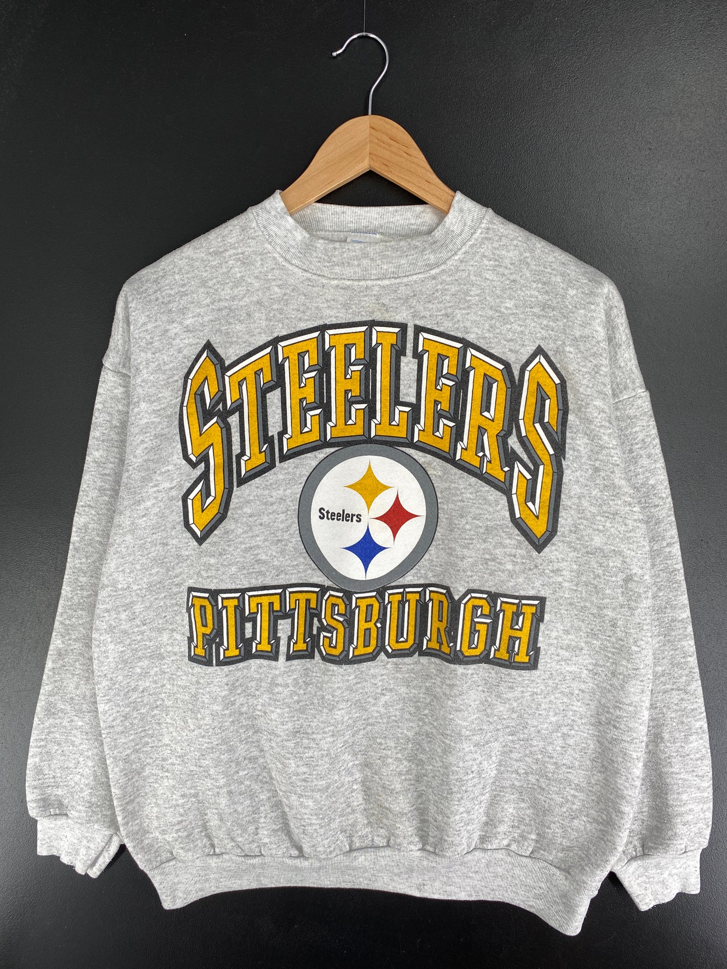 90's PITTSBURGH STEELERS Size L Vintage NFL Sweat-Shirt / A5140