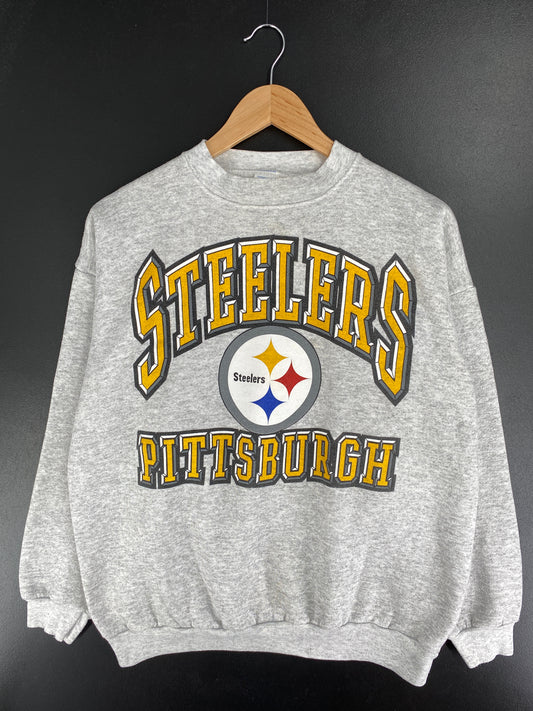 90's PITTSBURGH STEELERS Size L Vintage NFL Sweat-Shirt / A5140