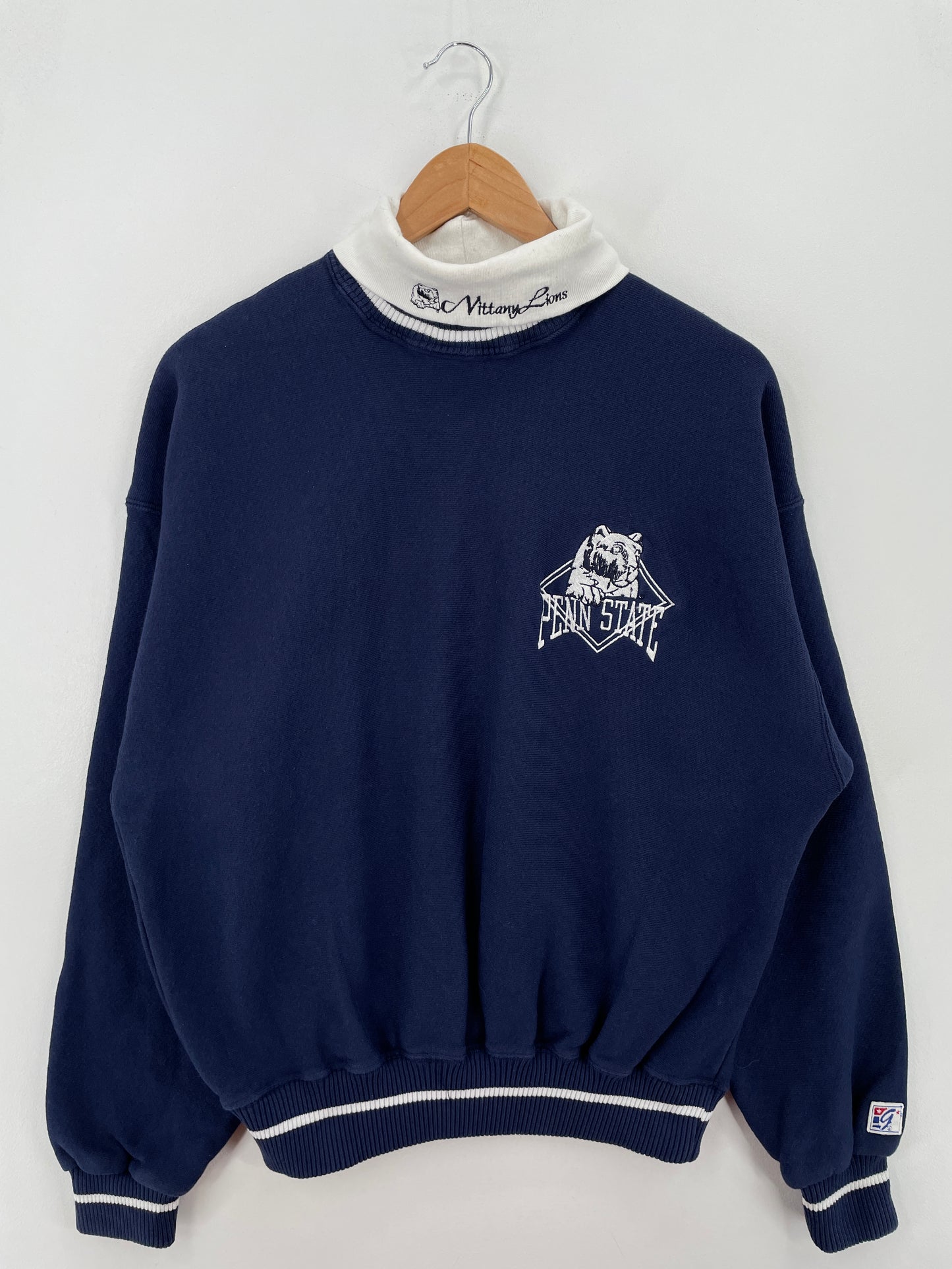 90's PENN STATE NITTANY LIONS Made in USA Size L College Sweat-Shirt / A7979
