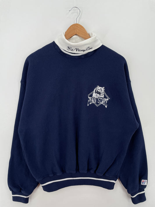 90's PENN STATE NITTANY LIONS Made in USA Size L College Sweat-Shirt / A7979