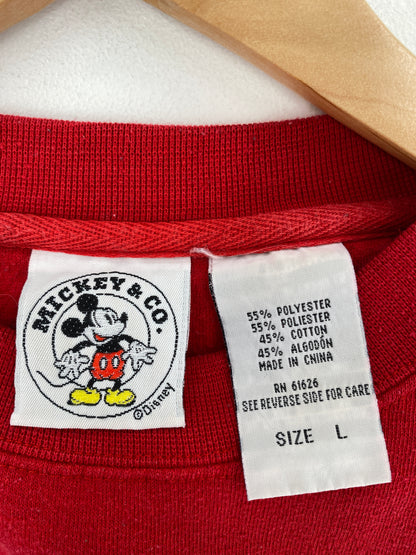 90’s DISNEY MICKEY Size L Vintage Sweat-shirt / A5300
