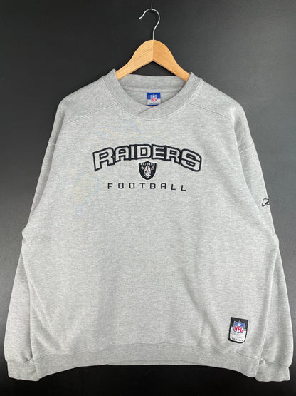 Vintage RAIDERS Size XL NFL Sweat-Shirt / E1180
