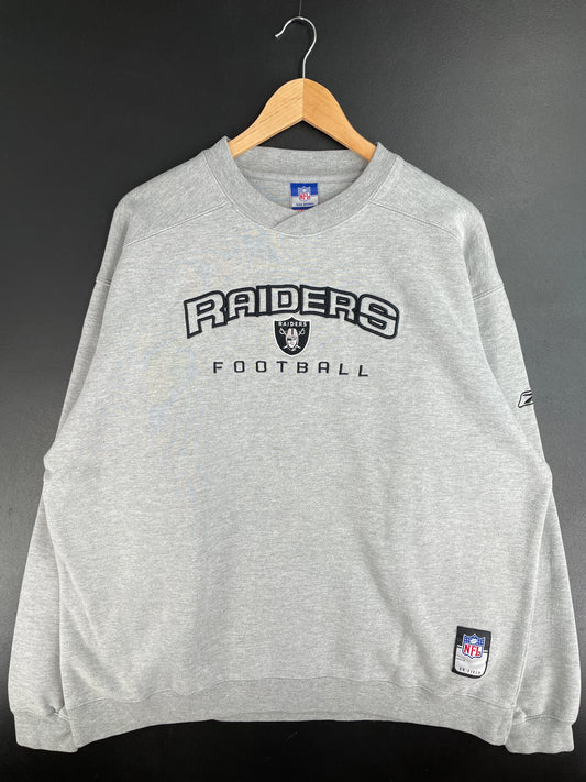Vintage RAIDERS Size XL NFL Sweat-Shirt / E1180