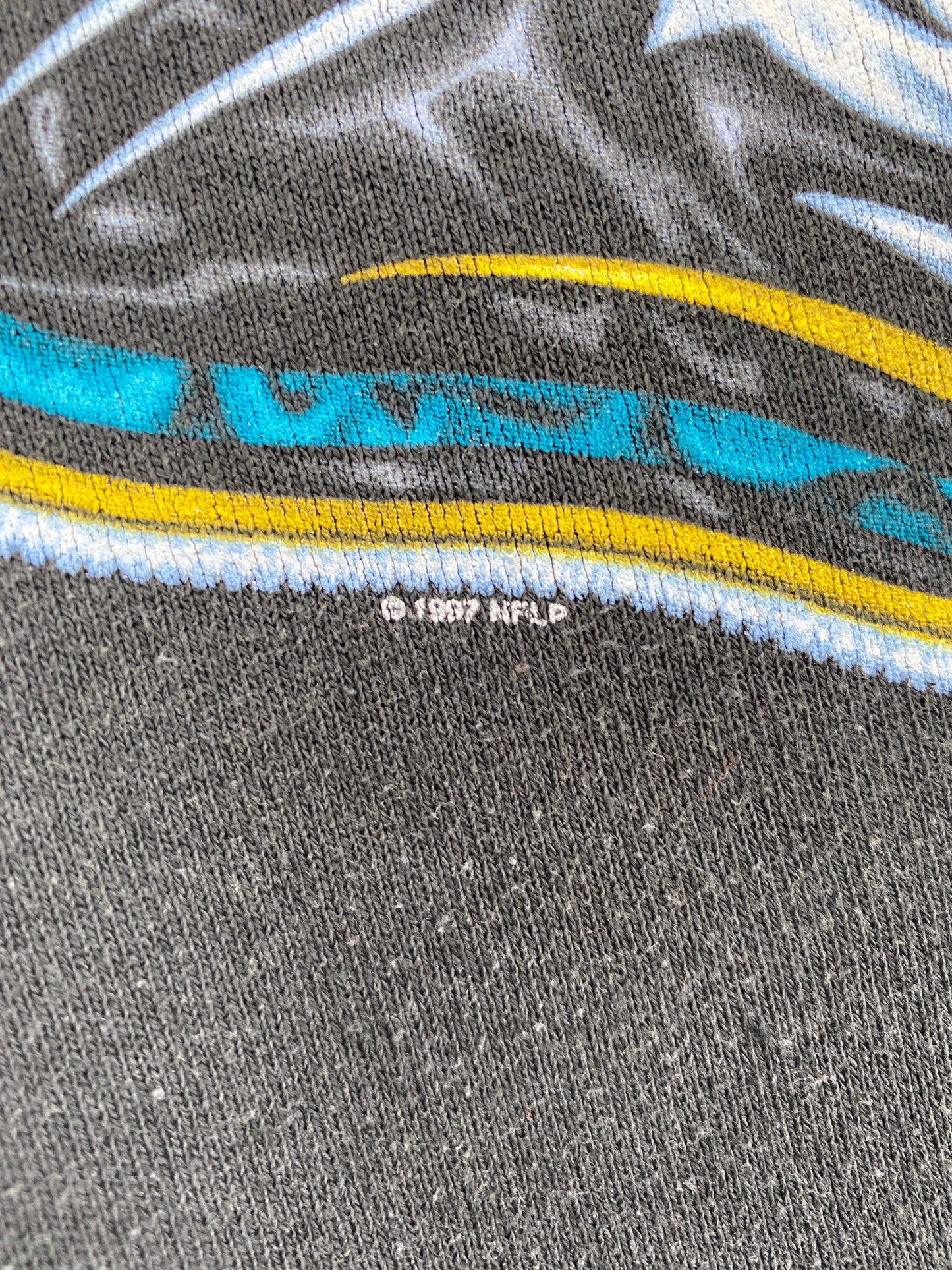 1997 JACKSONVILLE JAGUARS Made in USA Size L Vintage NFL Sweat-Shirt / A5032