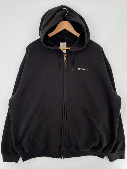 Vintage CARHARTT Size XXL Zip-up Sweat shirt / E4929S