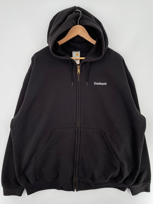 Vintage CARHARTT Size XXL Zip-up Sweat shirt / E4929S