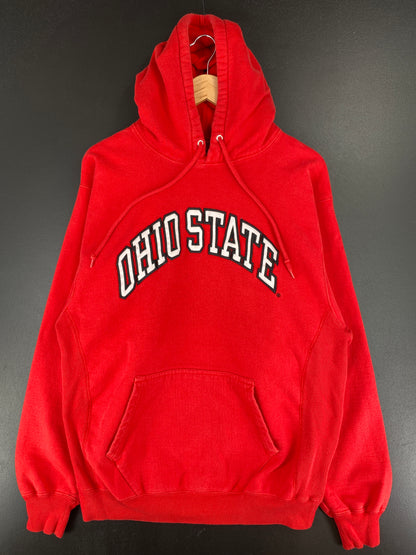 Vintage OHIO STATE Size L College Hoodie Sweat-Shirt / A5845