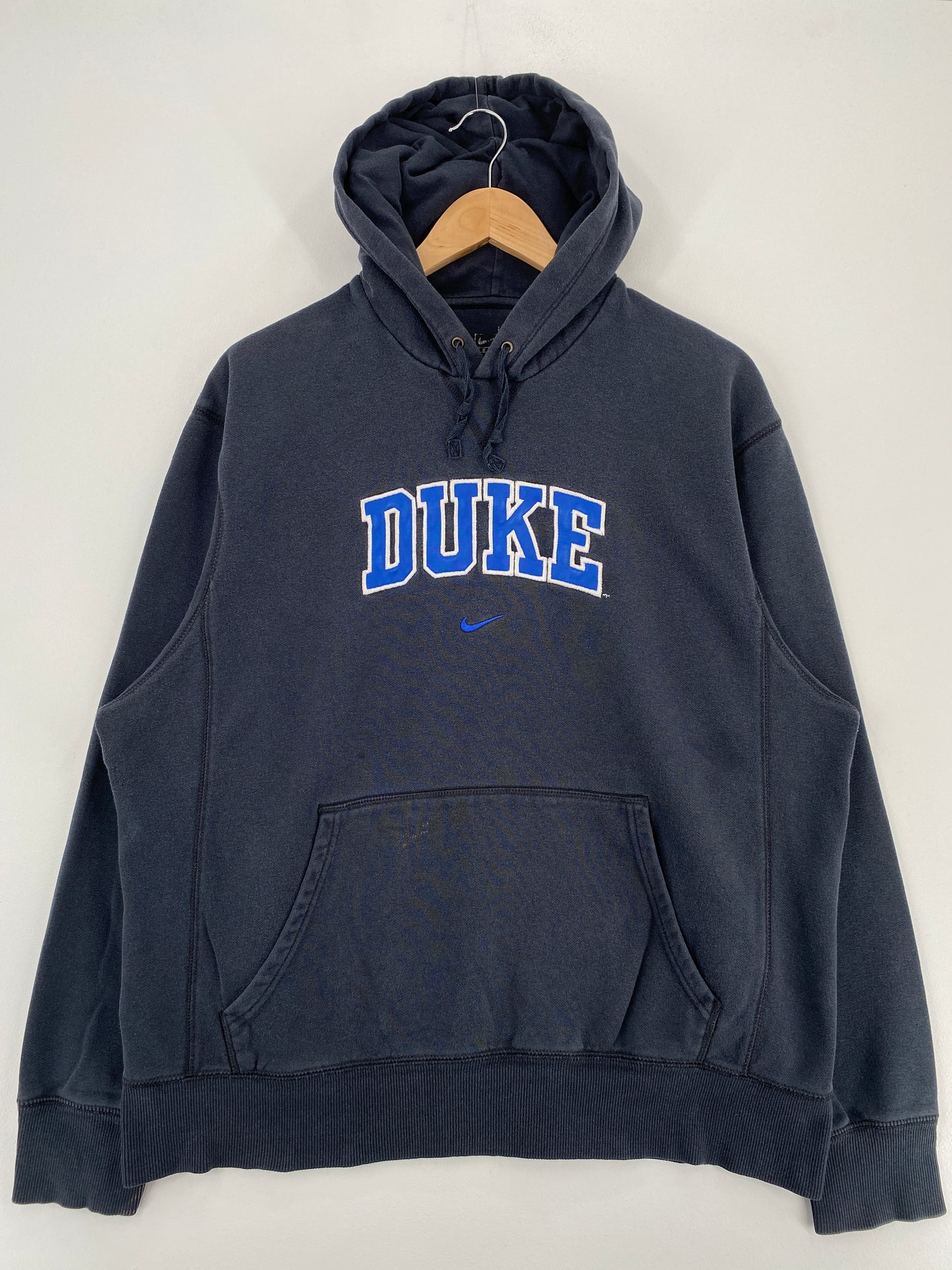 Vintage NIKE DUKE Size L Vintage College Hoodie Sweat-Shirt / A4029