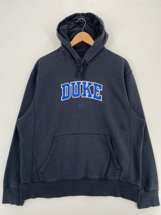 Vintage NIKE DUKE Size L Vintage College Hoodie Sweat-Shirt / A4029