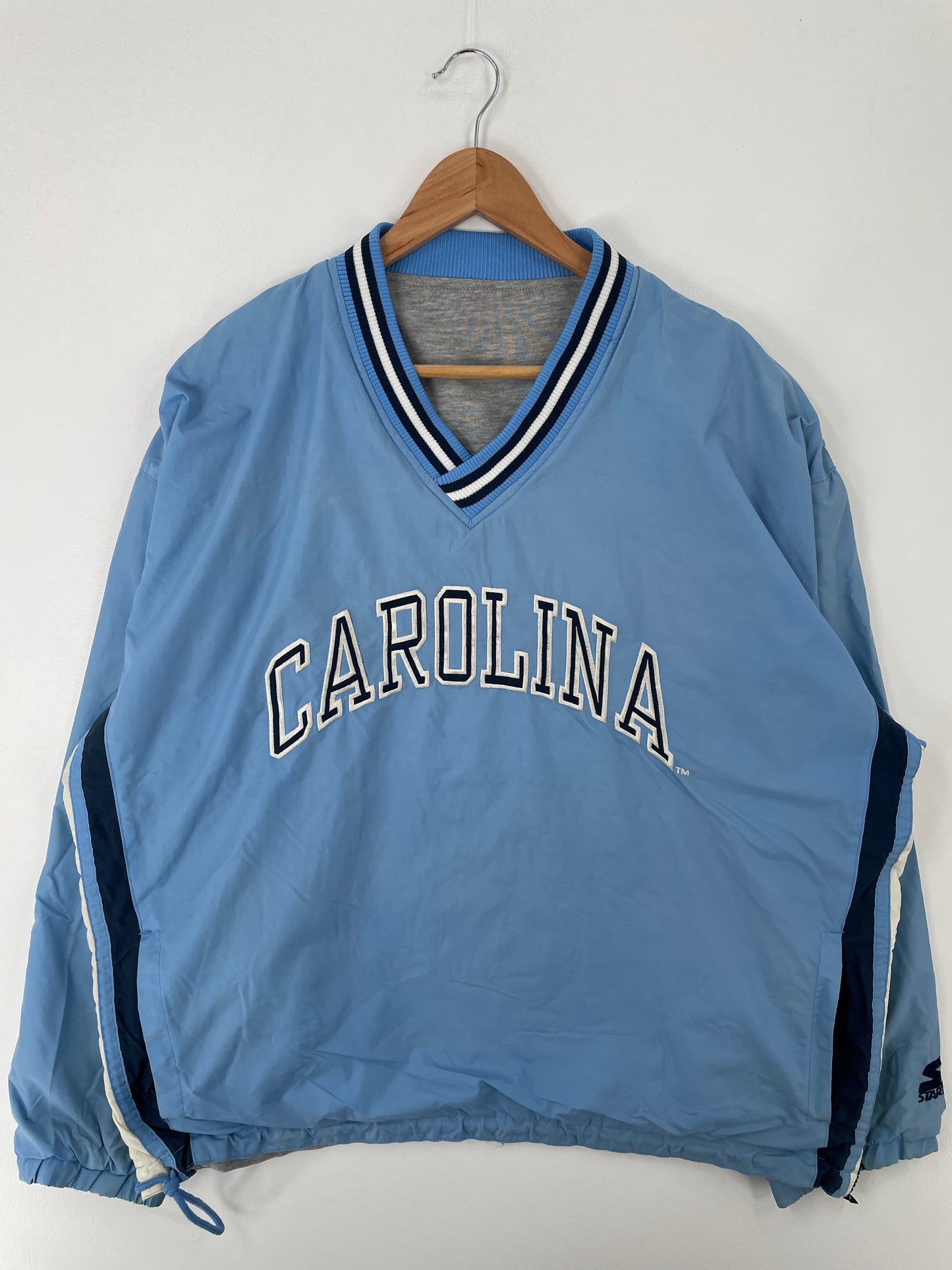 90's STARTER x CAROLINA TAR HEELS Size L Vintage NFL Reversible Nylon Jacket / A9554