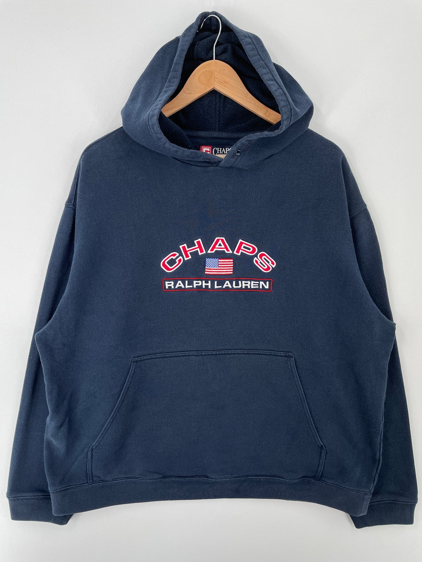 Vintage CHAPS RALPH LAUREN Size XL Vintage Hoodie Sweat-shirt / A9293