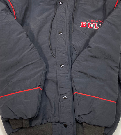90's Starter x NBA CHICAGO BULLS Made in USA Vintage Padded Nylon Jacket / 5030
