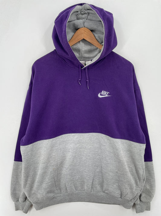 90's NIKE Silver Tag Size XL Vintage Hoodie Sweat-Shirt / A7885