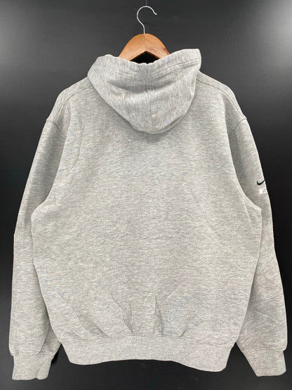 00’ NIKE MINI SWOOSH Size M Vintage Half Zip Hoodie Sweat-Shirt / K4469