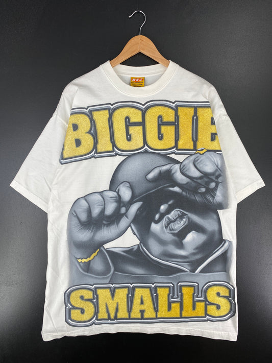 00' BIGGIE SMALLS Size XXL Vintage Music T-Shirt / A4960
