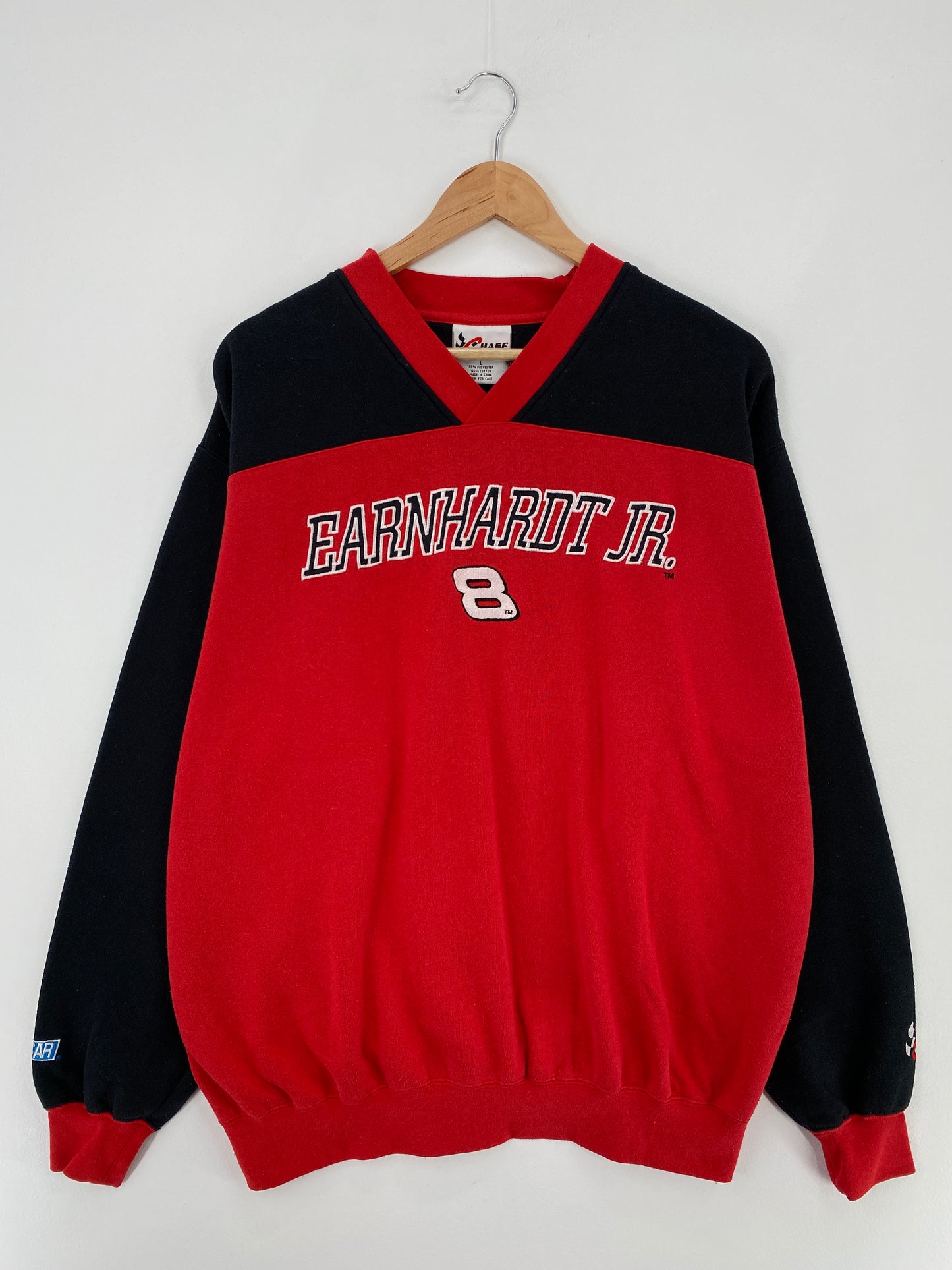 Vintage NASCAR EARNHARDT JR Size L Vintage Racing Sweat-shirt / E1412S