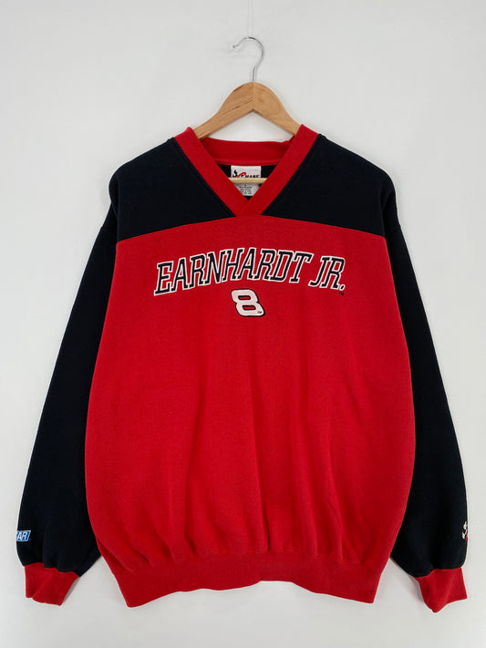 Vintage NASCAR EARNHARDT JR Size L Vintage Racing Sweat-shirt / E1412S