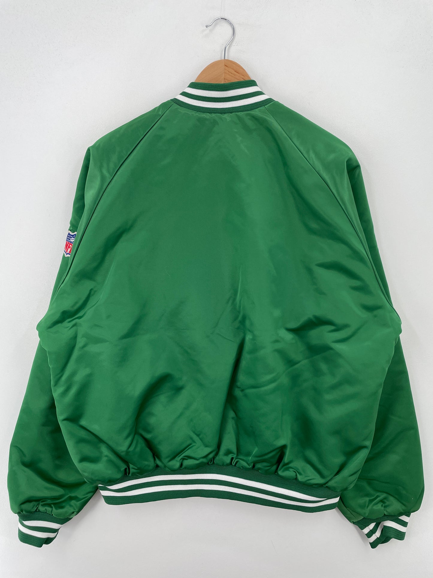 90's PHILADELPHIA EAGLES Made in USA Size XL Vintage NFL Nylon Jacket / A7333