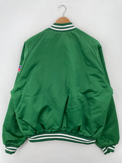90's PHILADELPHIA EAGLES Made in USA Size XL Vintage NFL Nylon Jacket / A7333