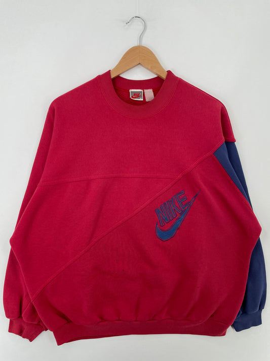 .90's NIKE Silver Tag Size M Vintage Sweat shirt / E4128S