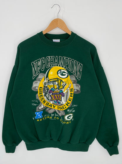 1997 GREEN BAY PACKERS Made in USA Size XL Vintage NFL Sweat-Shirts/ K8809
