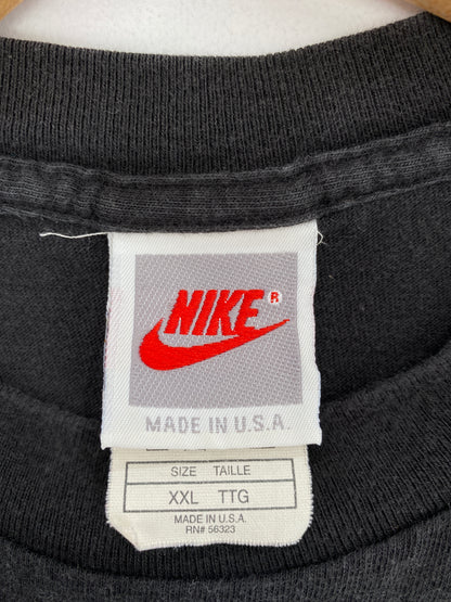 90's NIKE SILVER TAG AIR JORDAN COLLECTION Size XXL Vintage T- Shirt / A4833