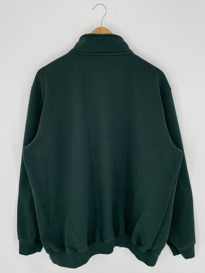 Vintage CARHARTT Size XL Zip-up Sweat-Shirt / K9434