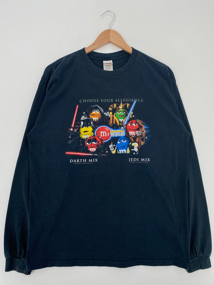 00' M&M'S x STAR WARS Size L Vintage T-Shirt / A3513